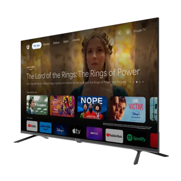 televisor-motorola 3 Smart TV Motorola 86" QLED 4K Ultra HD 86TMKQLED / Google TV / HDR / Wi-FI 5 & Bluetooth / Dolby Audio / Control remoto por voz