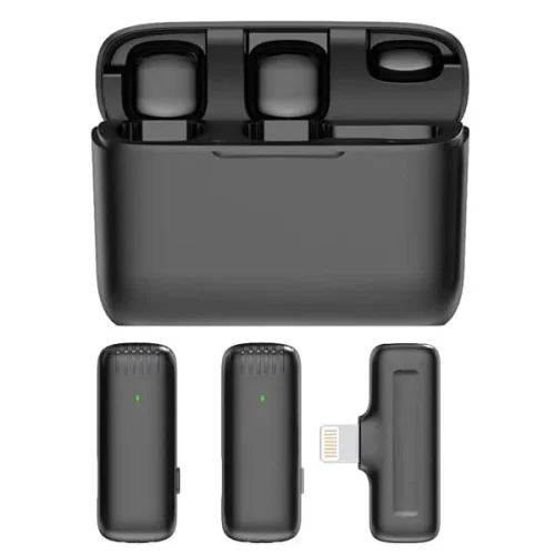 imagen 1 Micrófono Inalámbrico Dual Lavalier J13 para iPhone