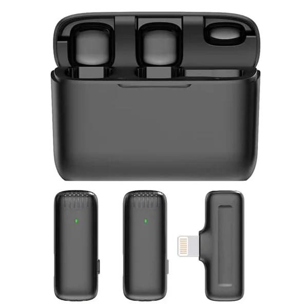 imagen 1 Micrófono Inalámbrico Dual Lavalier J13 para iPhone