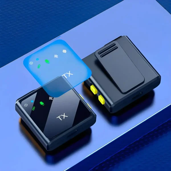 imagen 3 Micrófono Inalámbrico Dual Lavalier F9 para Móvil