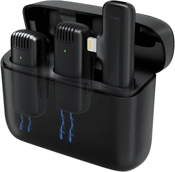 imagen 5 Micrófono Inalámbrico Dual Lavalier J13 para iPhone
